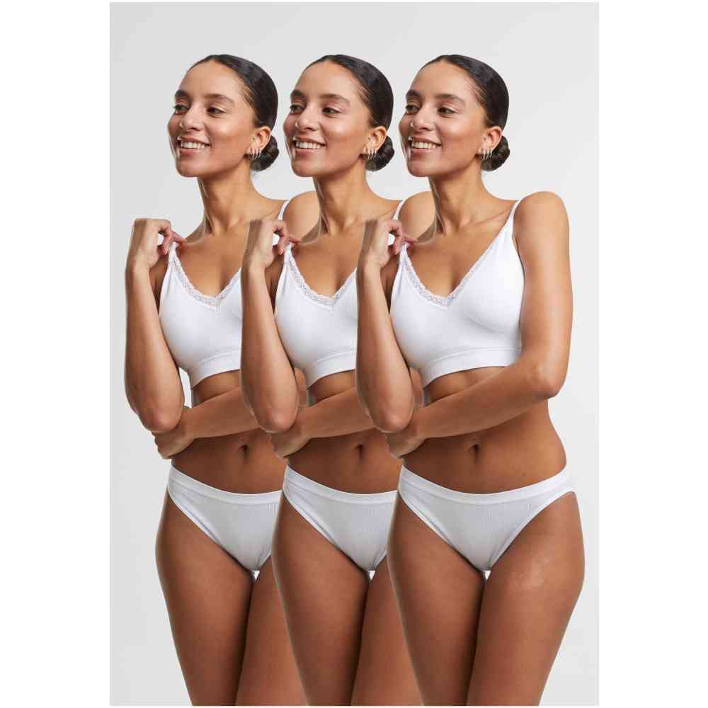 Urban Classics - Rip Slip 3Pack Slip set - Wit